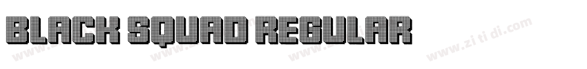 Black Squad Regular字体转换